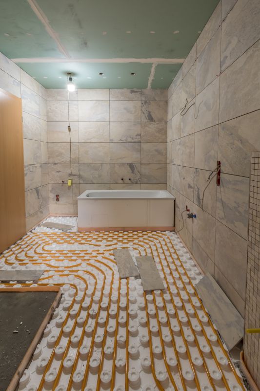 Heated Tile Installation